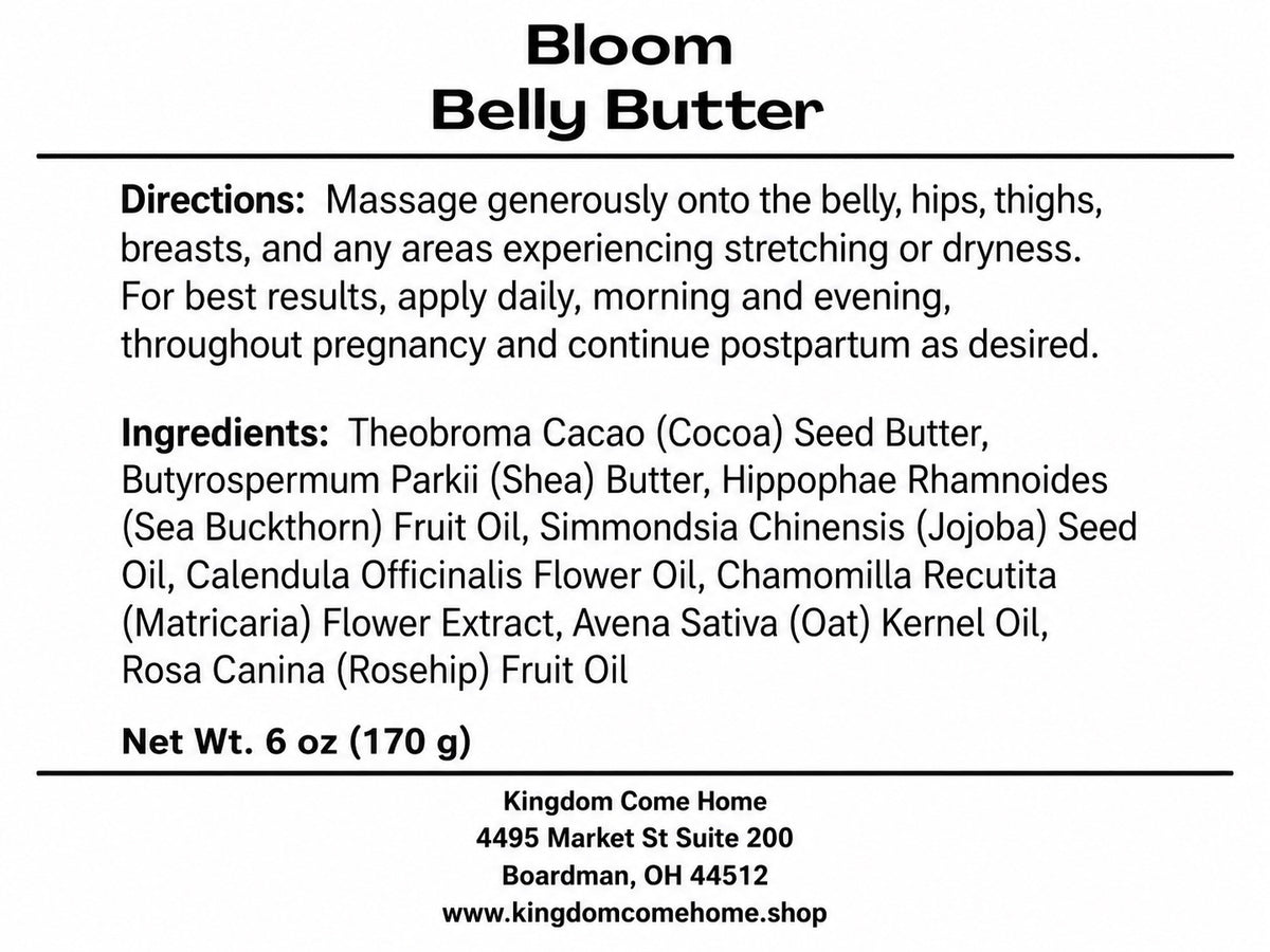 Bloom Belly Butter