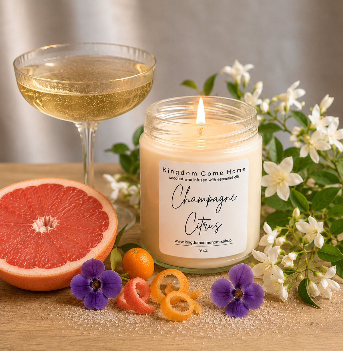 Champagne Citrus - The Clean Candle