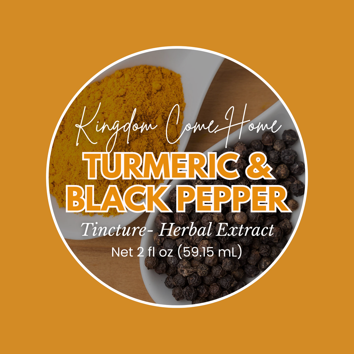 Turmeric + Black Pepper Tincture