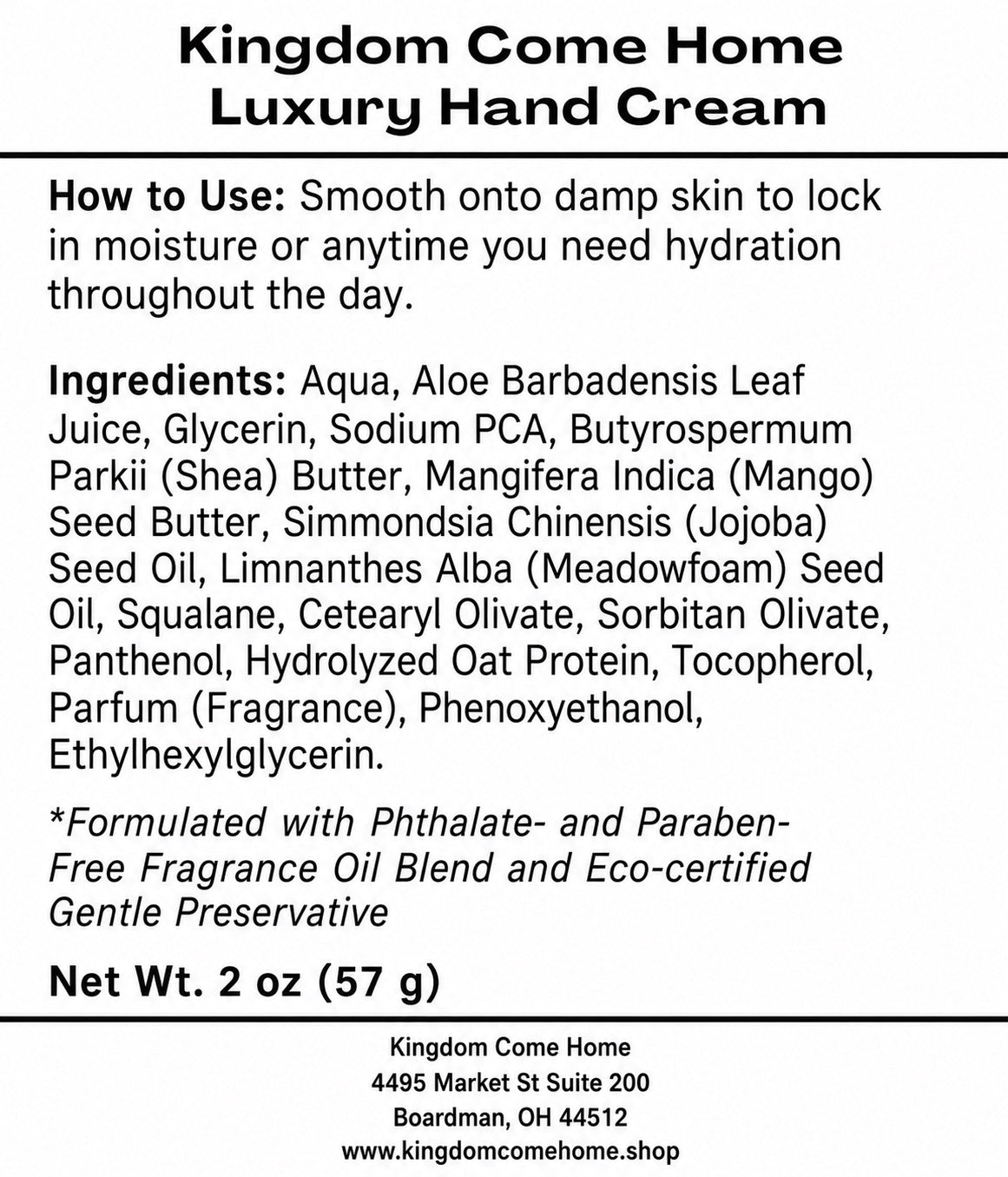Pink Clouds Luxury Hand Cream