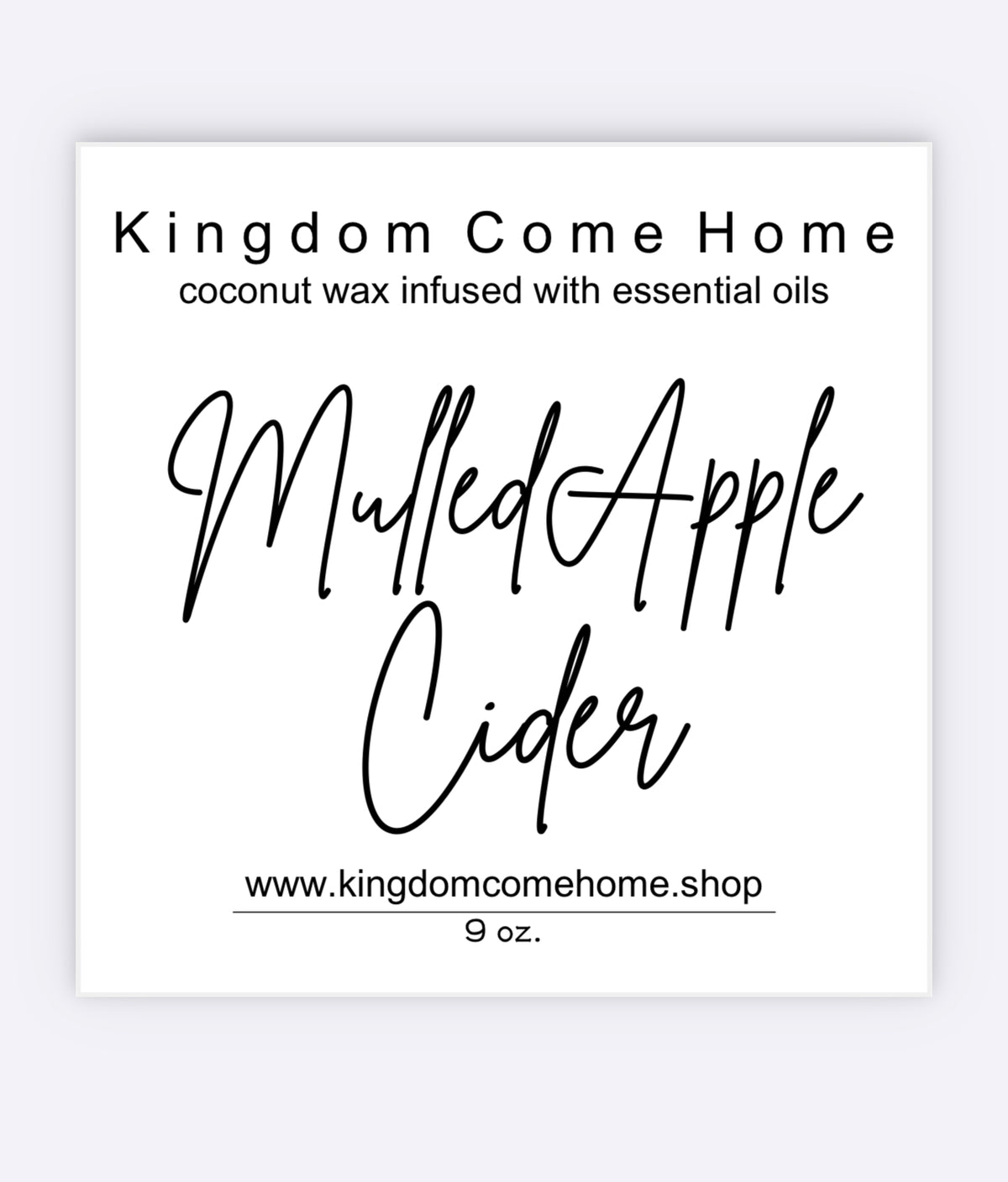 Mulled Apple Cider - The Clean Candle