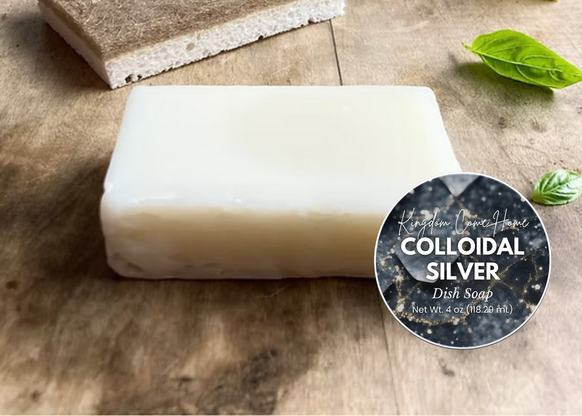 Colloidal Silver Dish Soap Bar