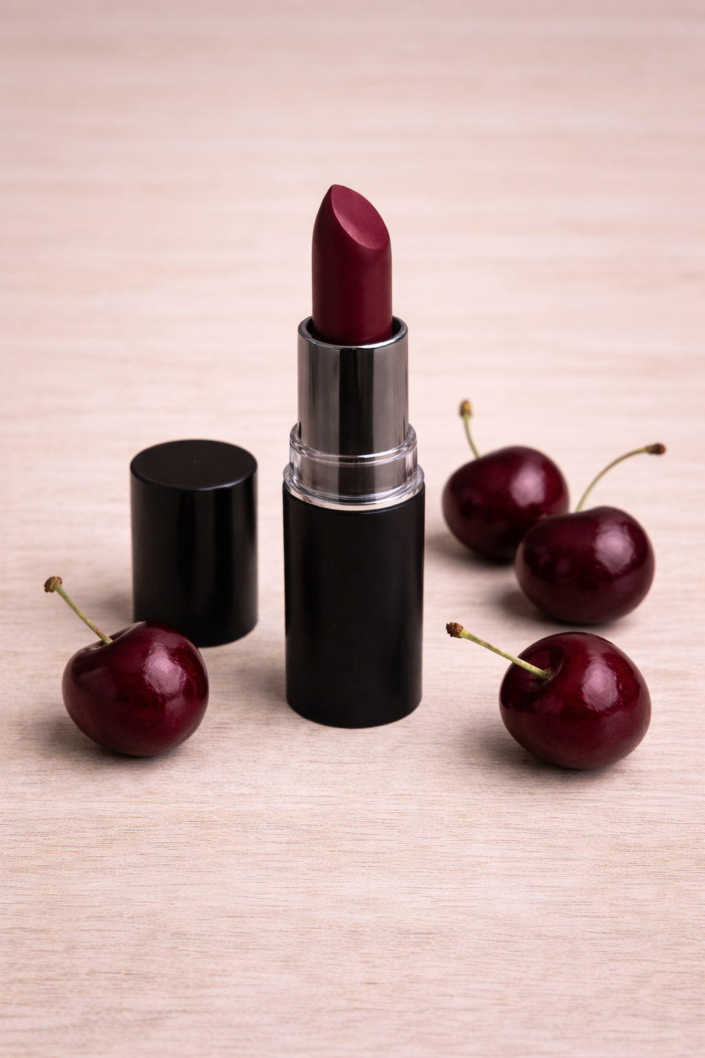 Organic Mango Butter Lipstick - Black Cherry
