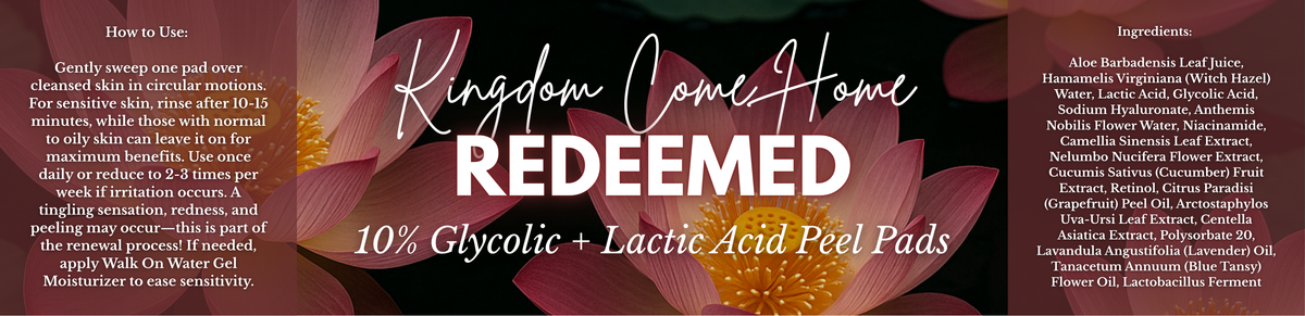 Redeemed Glycolic + Lactic Acid Peel Pads