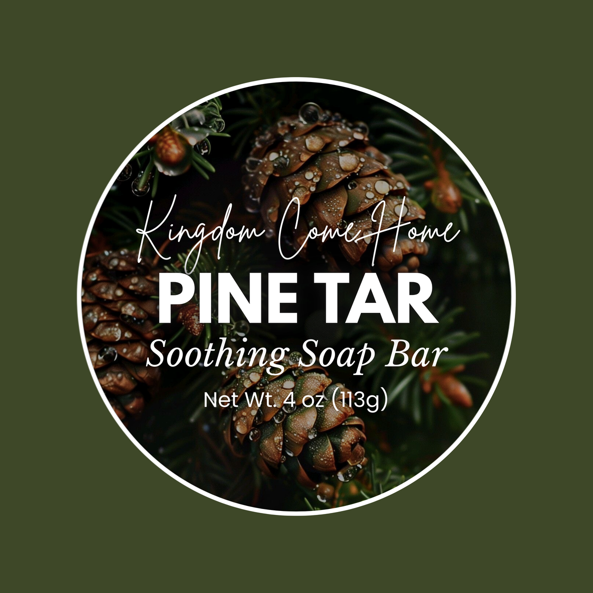 Pine Tar Soap Bar