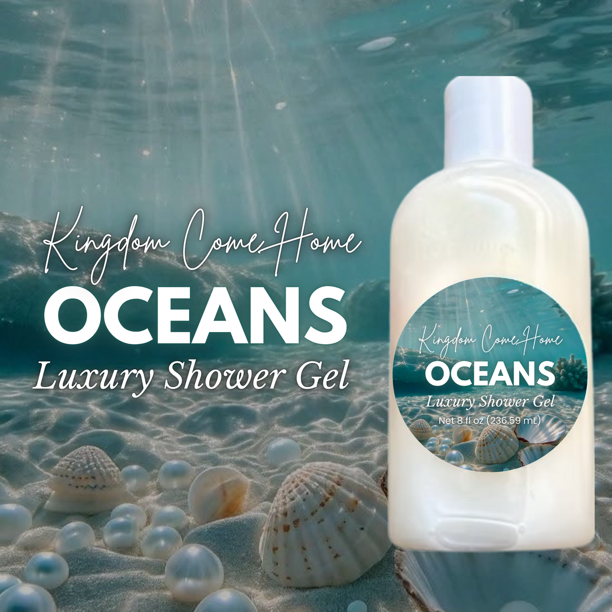 Oceans Unisex Luxury Shower Gel