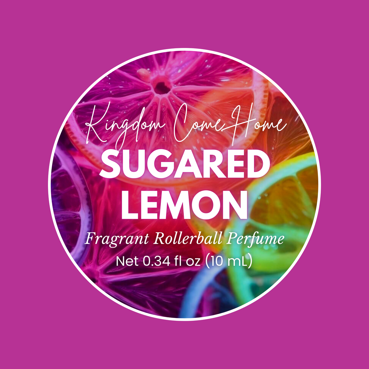 Sugared Lemon Luxury Perfume Oil