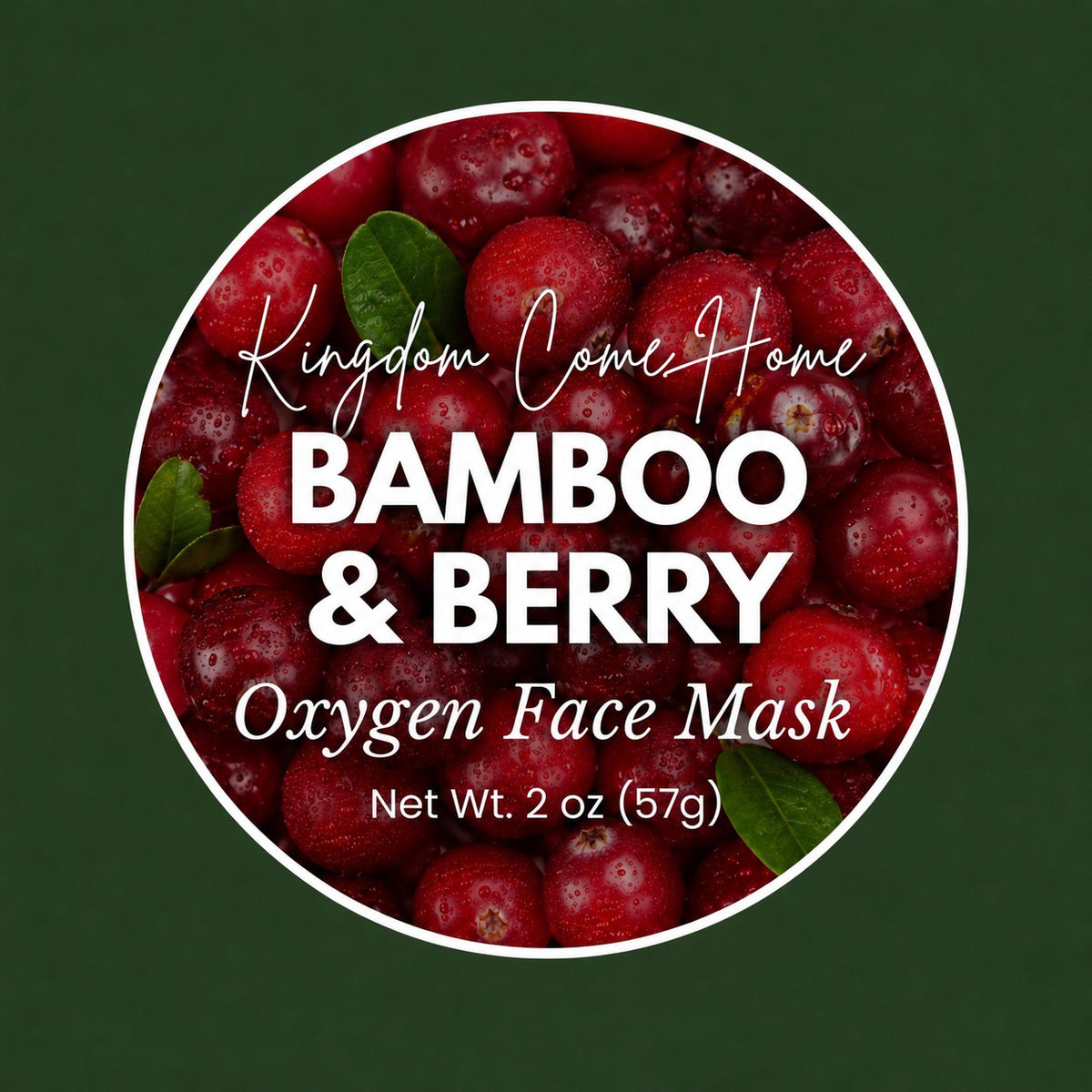 Bamboo + Berry Oxygen Face Mask