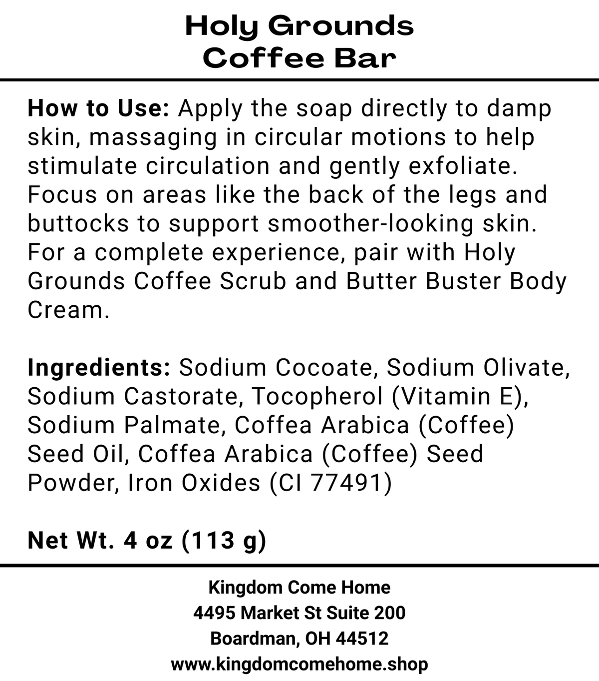 Holy Grounds Coffee Bar