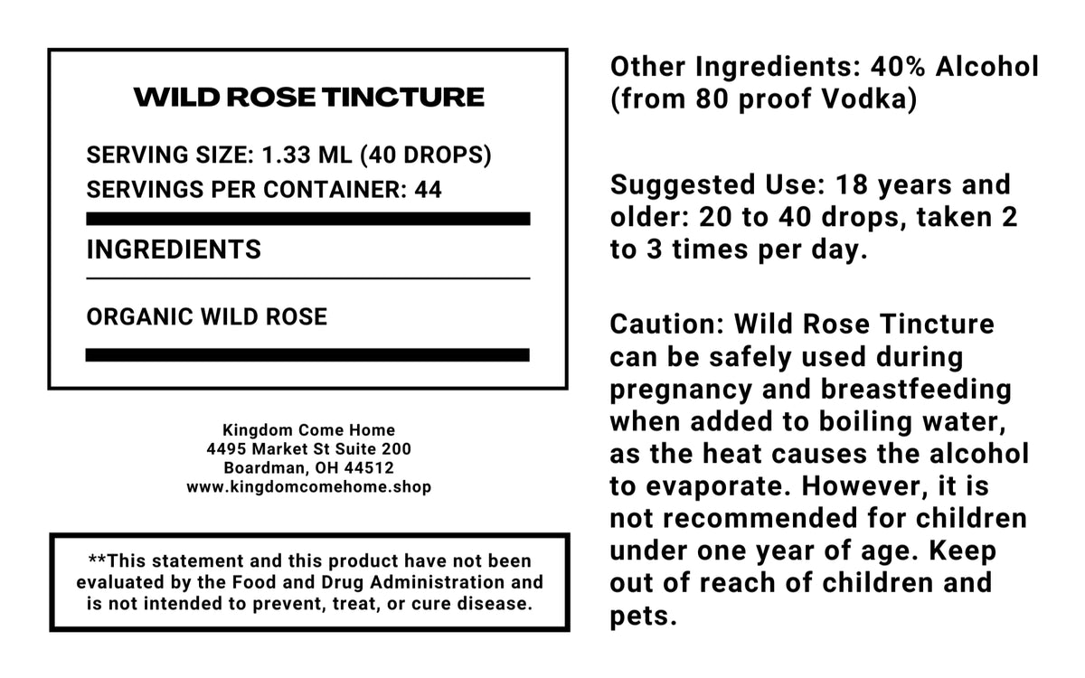 Wild Rose Tincture