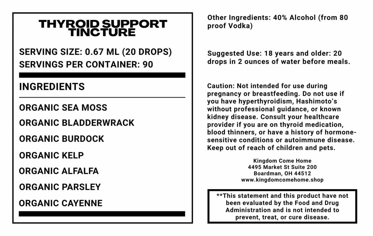 Thyroid Support Tincture