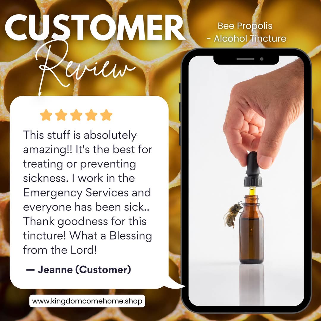 Bee Propolis - Alcohol Tincture