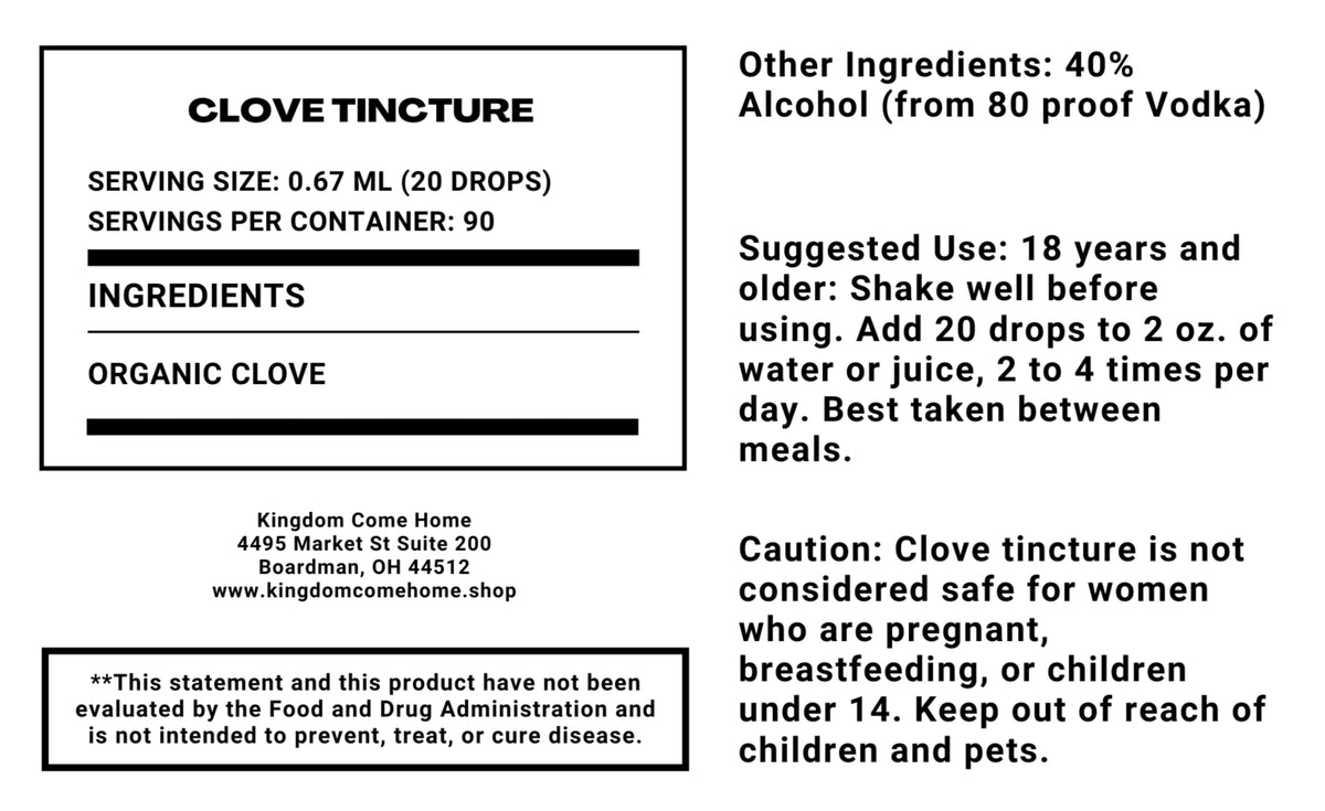 Clove Tincture
