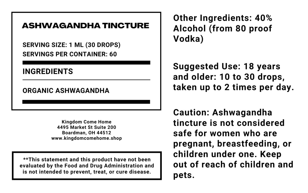 Ashwagandha Tincture