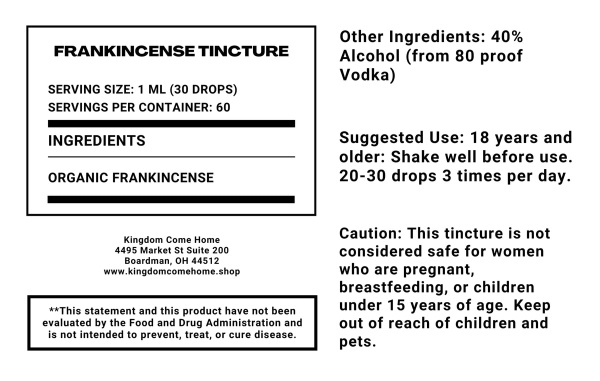 Frankincense Tincture