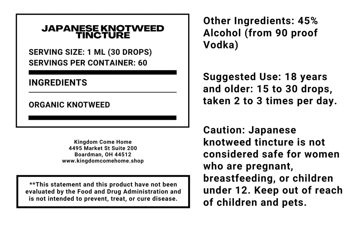 Japanese Knotweed Tincture