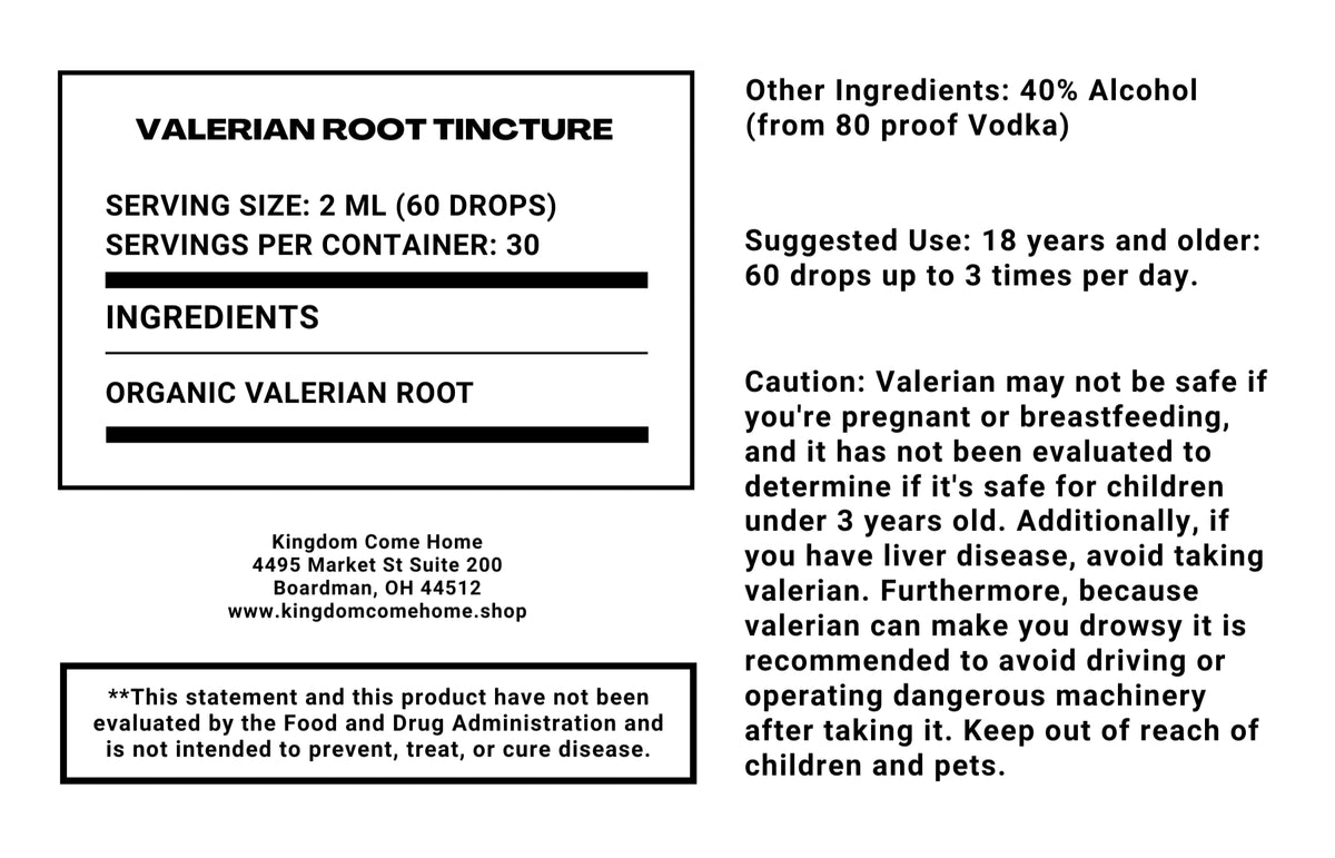 Valerian Root Tincture
