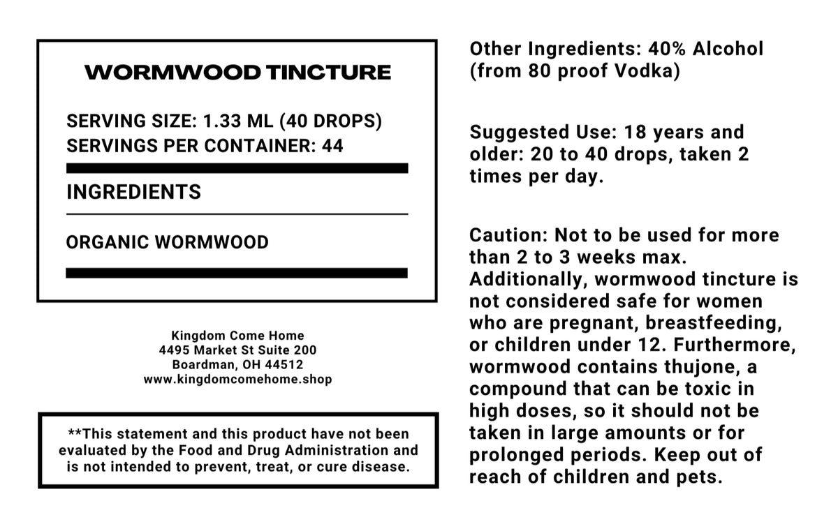 Wormwood Tincture