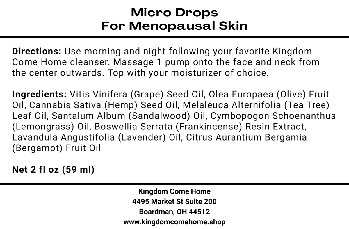 Micro Drops - For Menopausal Skin