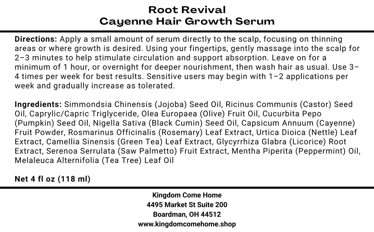 Root Revival - Cayenne Hair Growth Serum