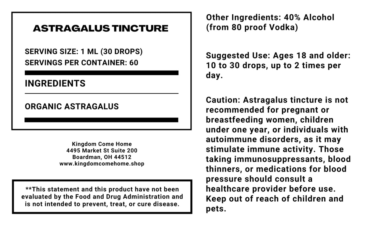 Astragalus Tincture
