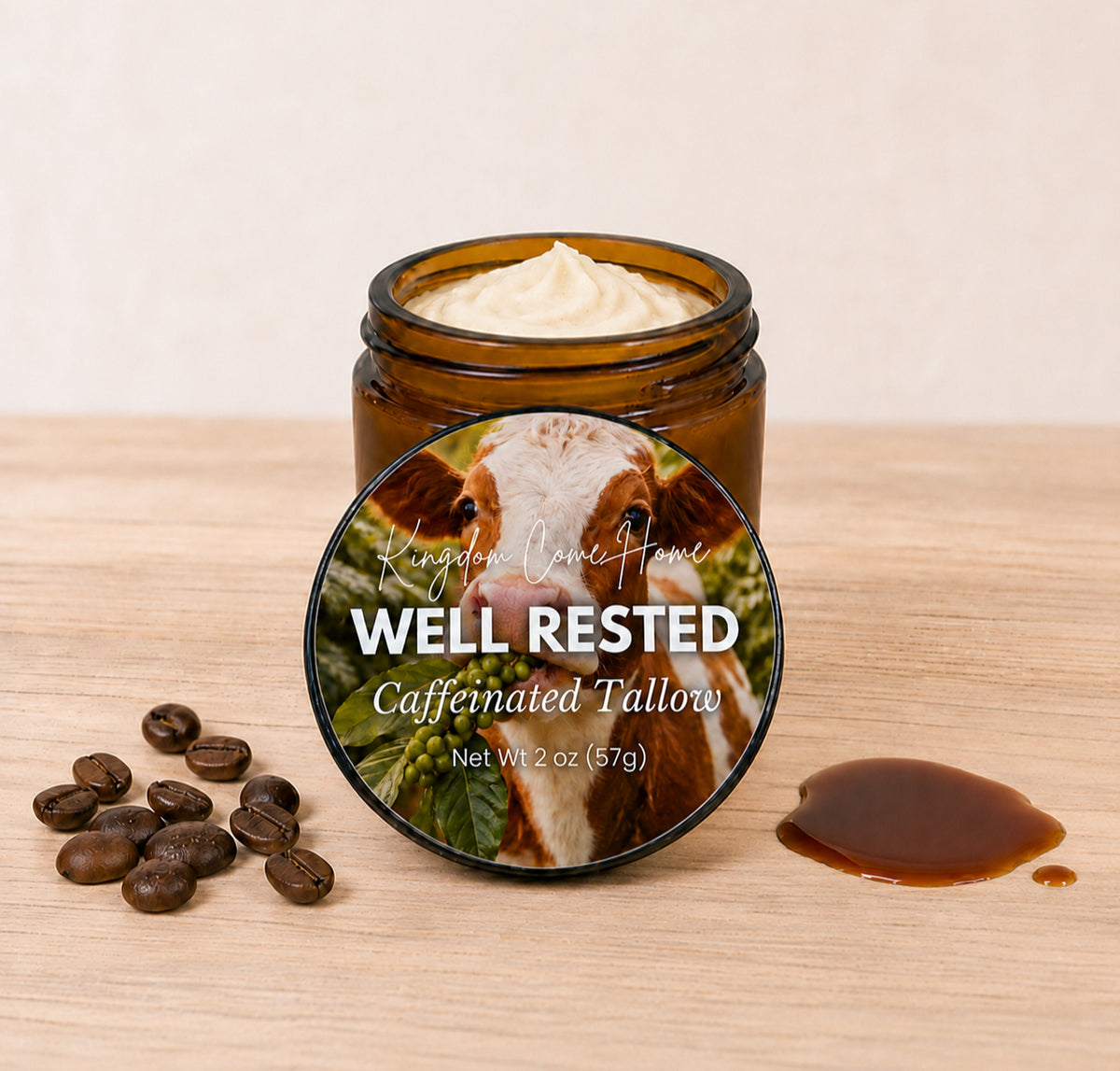 Well Rested - Caffeinated Tallow for Tired Skin