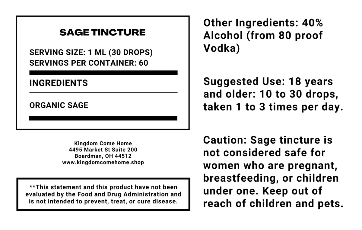 Sage Tincture