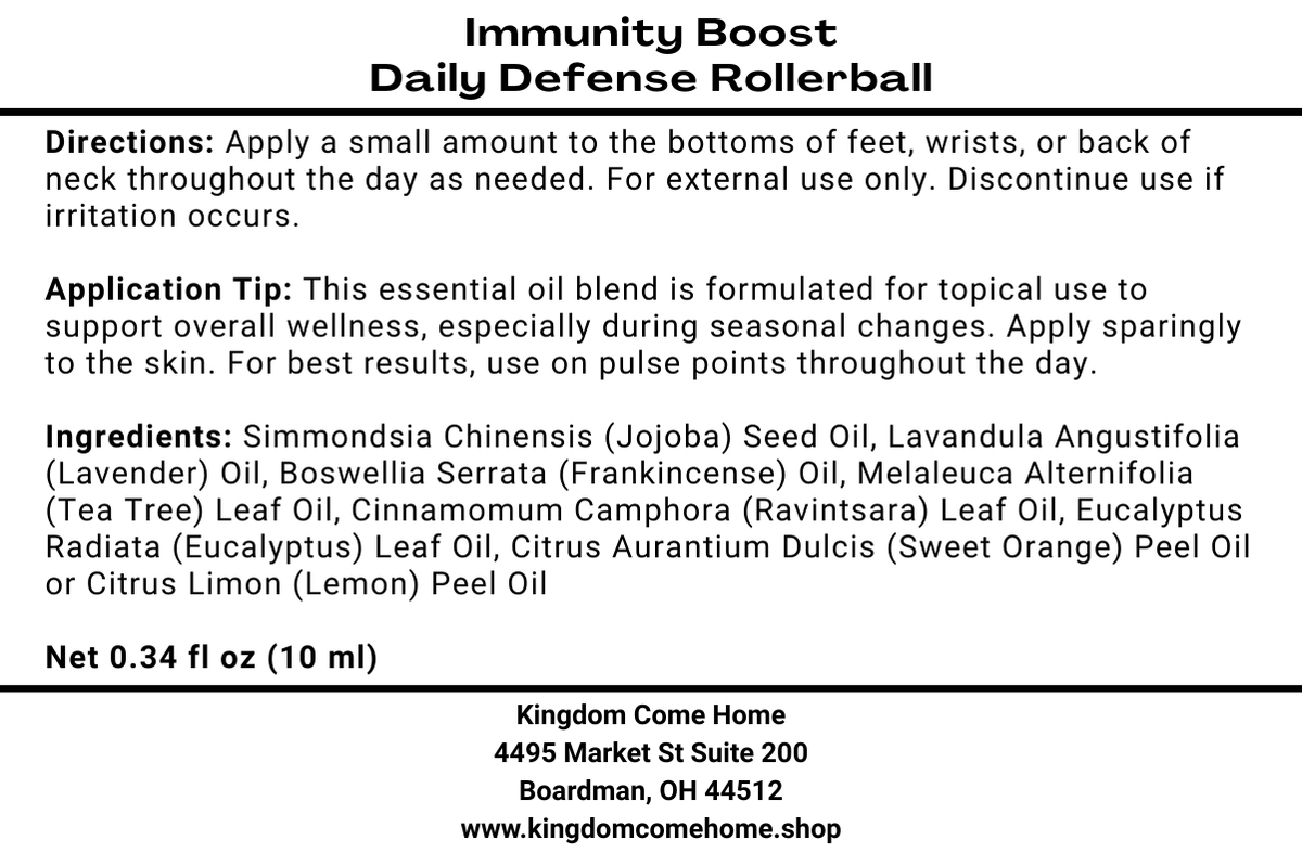 Immunity Boost - Daily Defense Rollerball