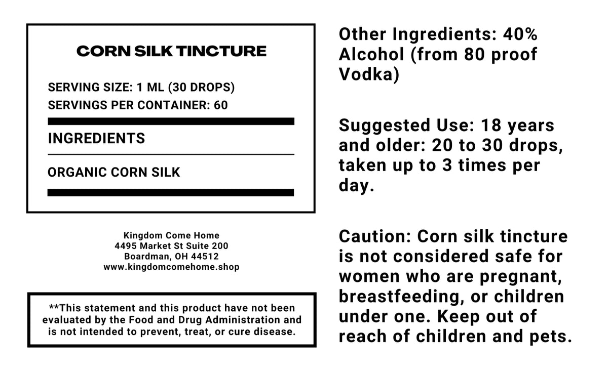 Corn Silk Tincture