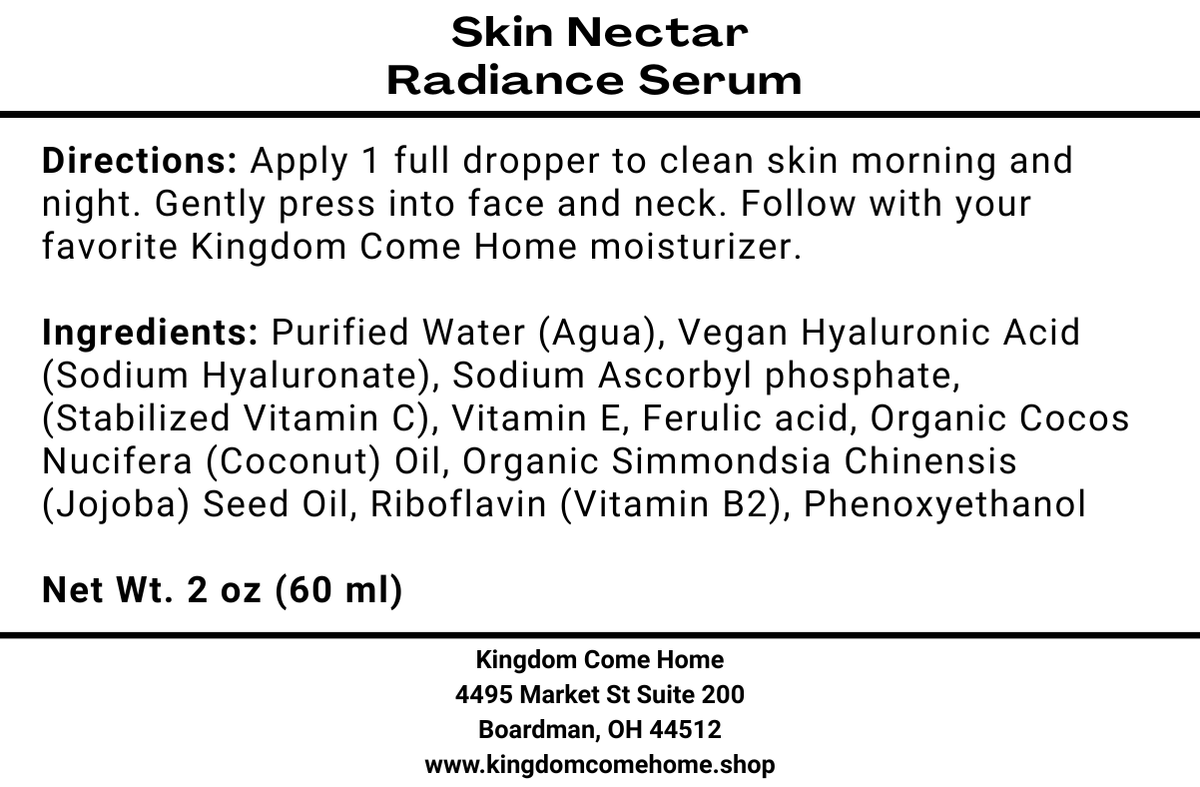 Skin Nectar - Radiance Serum
