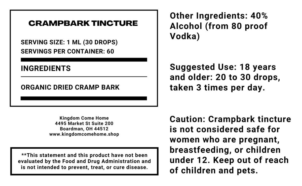 Crampbark Tincture