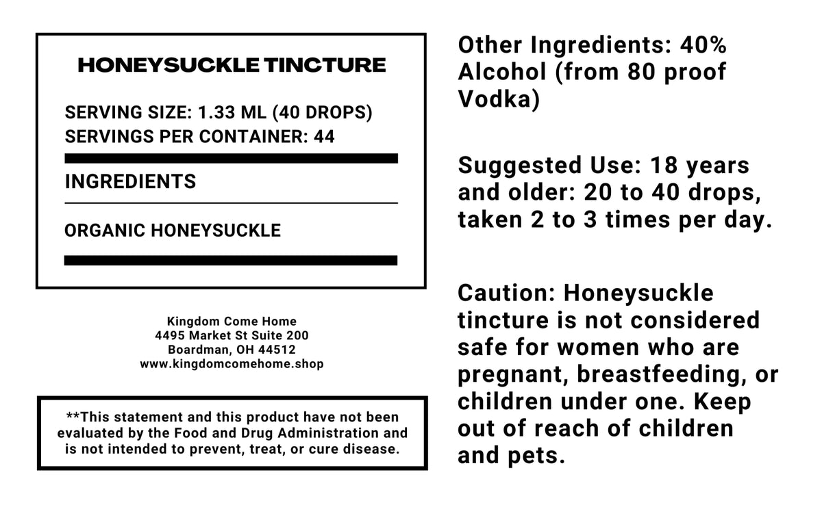 Honeysuckle Tincture