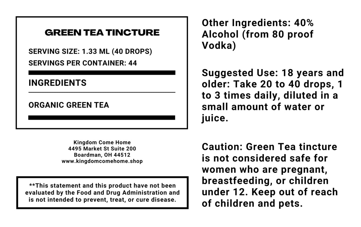 Green Tea Tincture