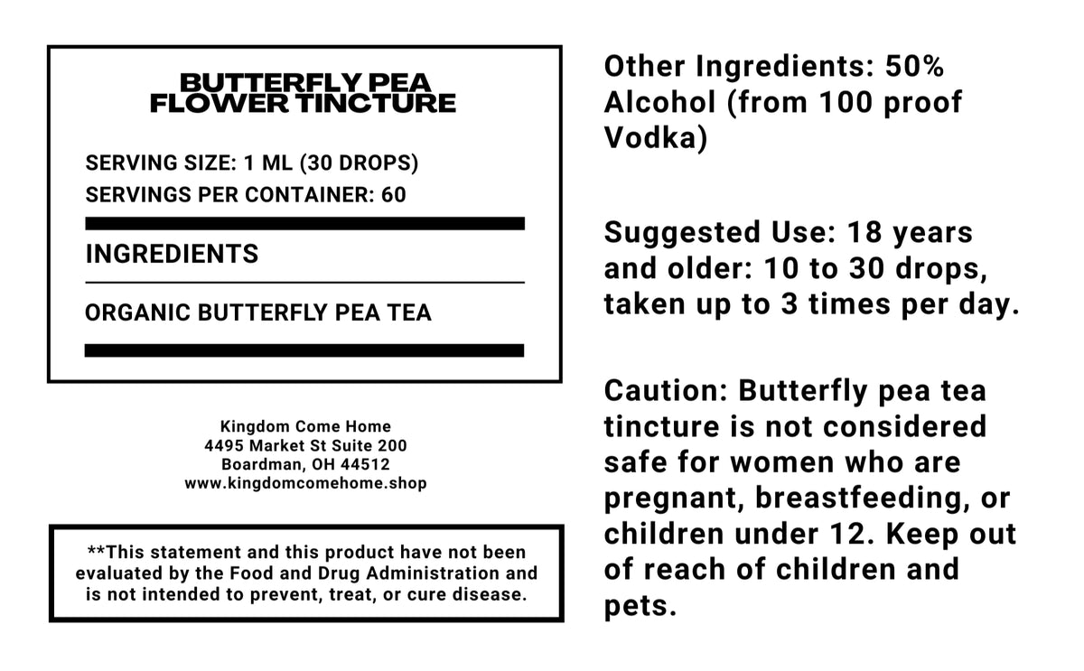 Butterfly Pea Flower Tincture