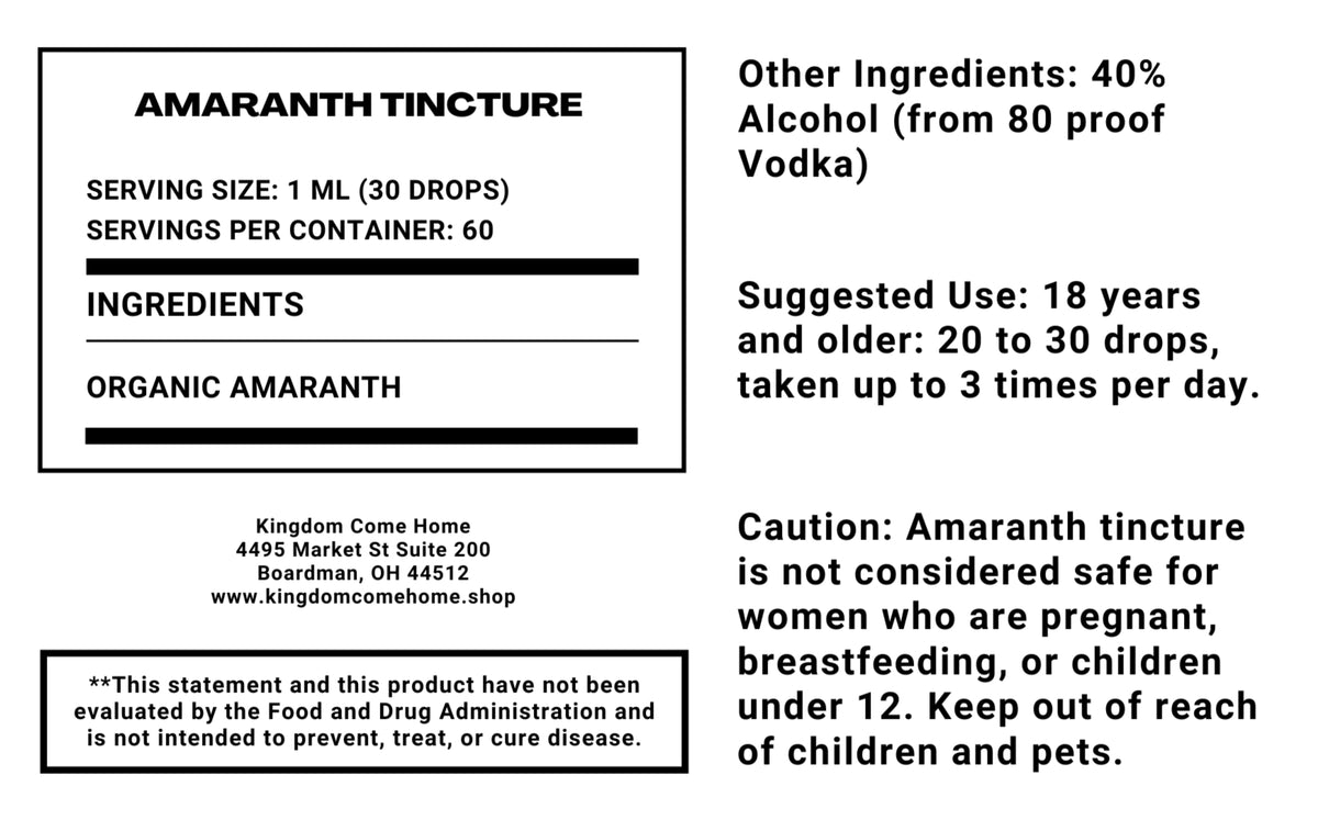 Amaranth Tincture