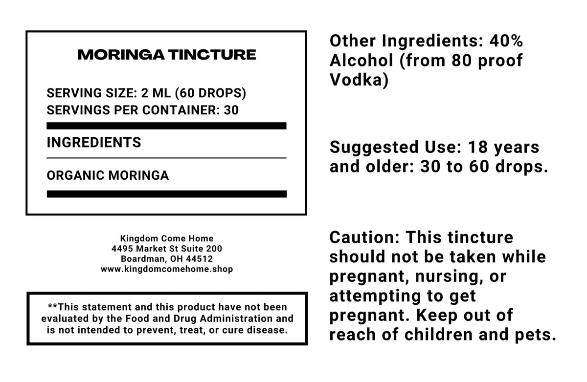 Moringa Tincture