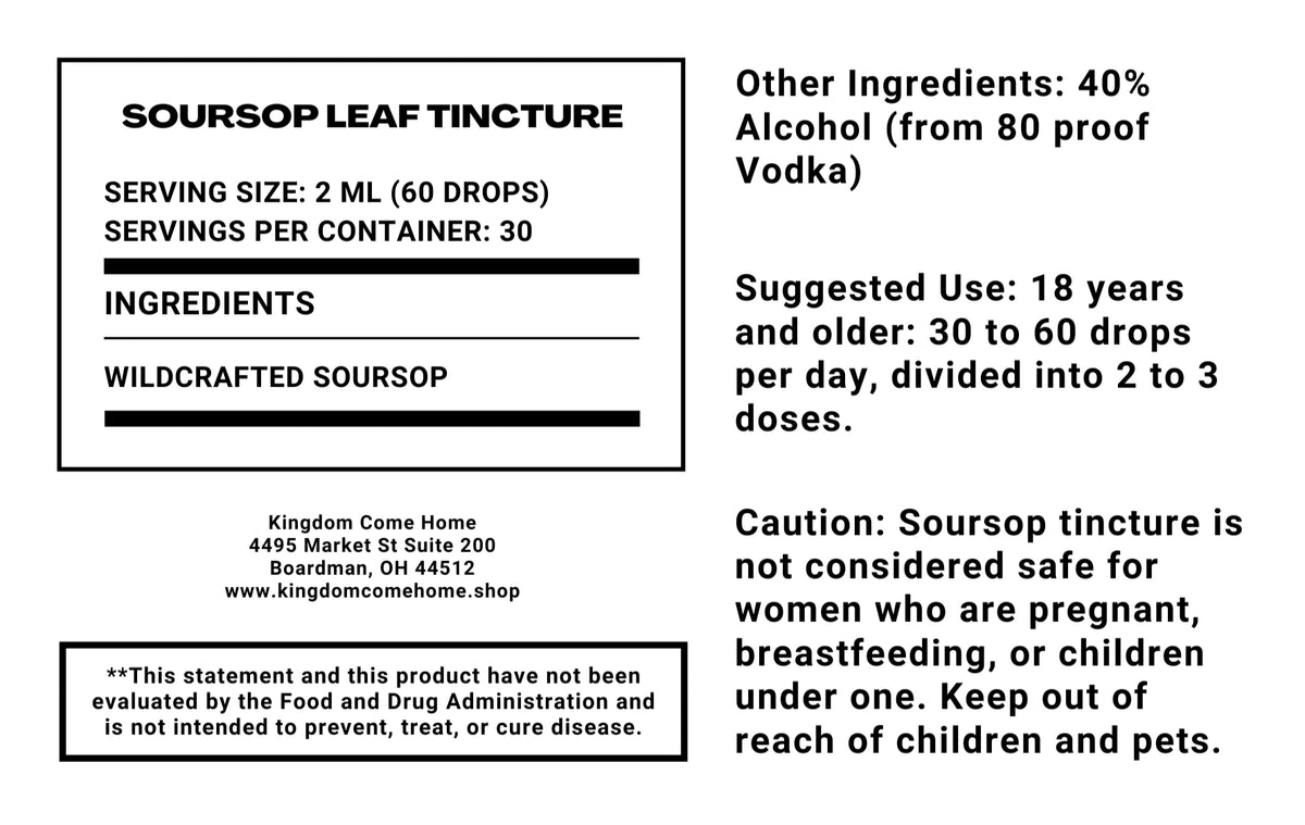 Soursop Leaf Tincture