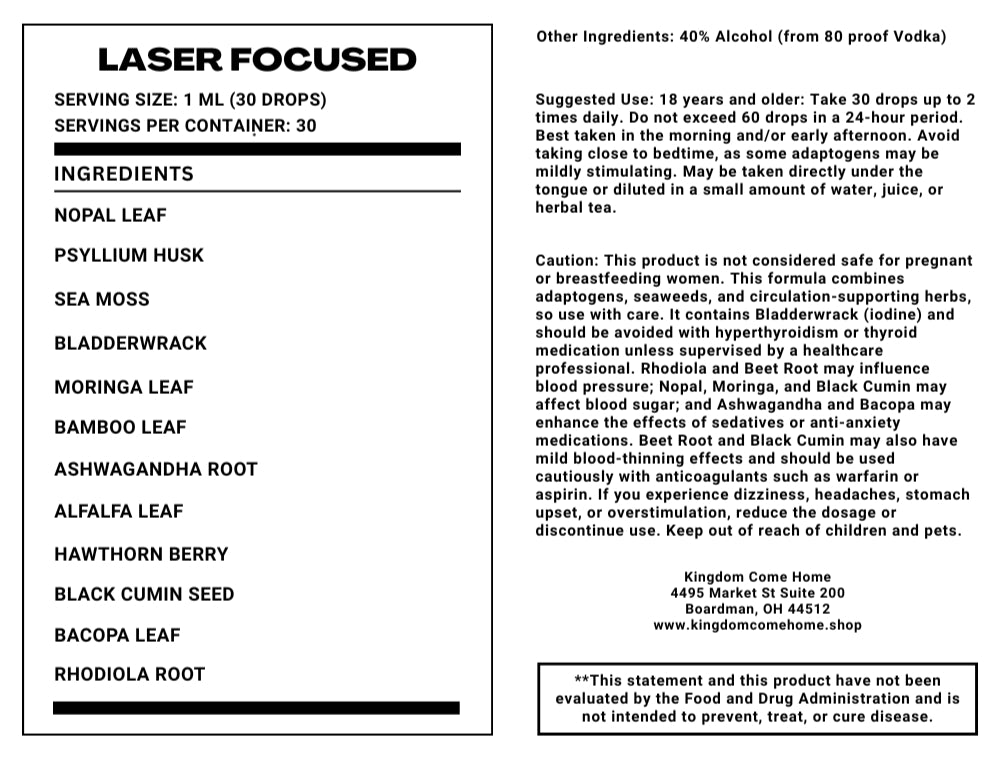 Laser Focused - Tincture Blend