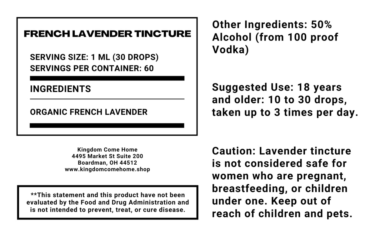 French Lavender Tincture
