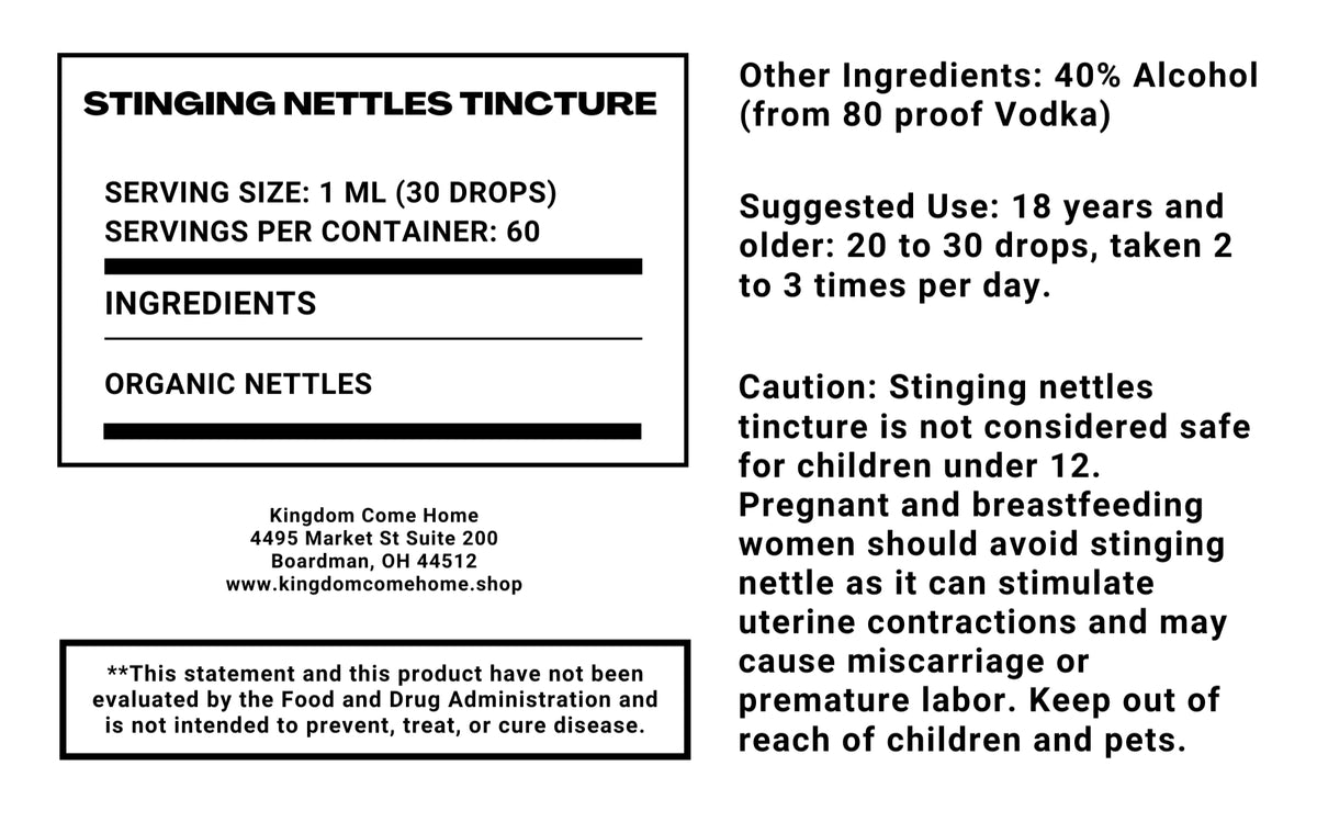 Stinging Nettles Tincture