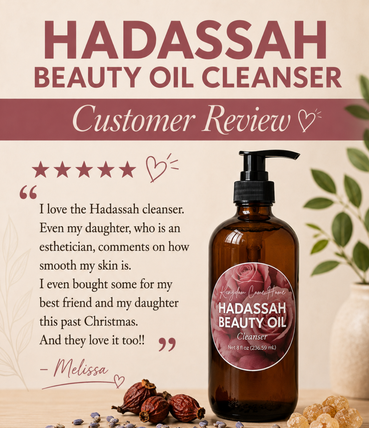 Hadassah - Beauty Oil Cleanser