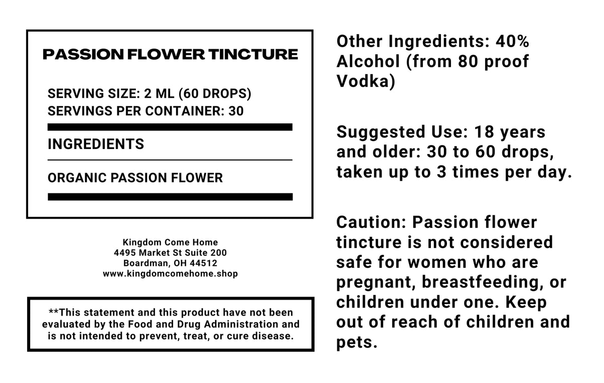 Passion Flower Tincture