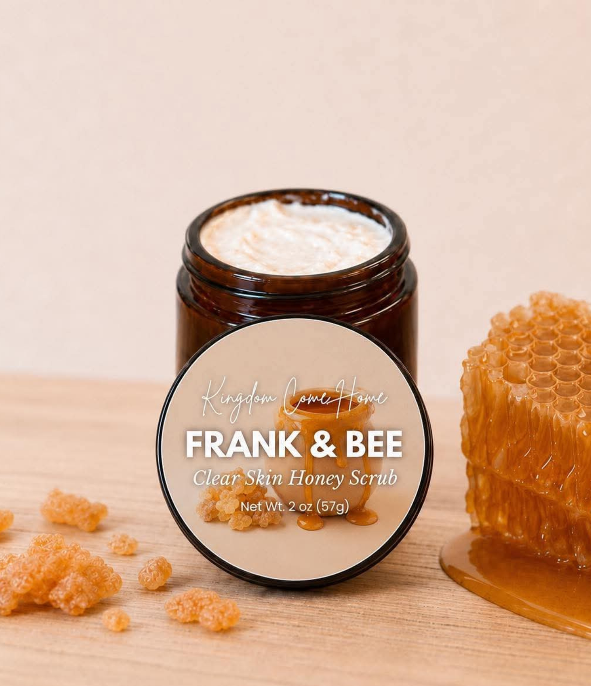 Frank + Bee Clear Honey Scrub