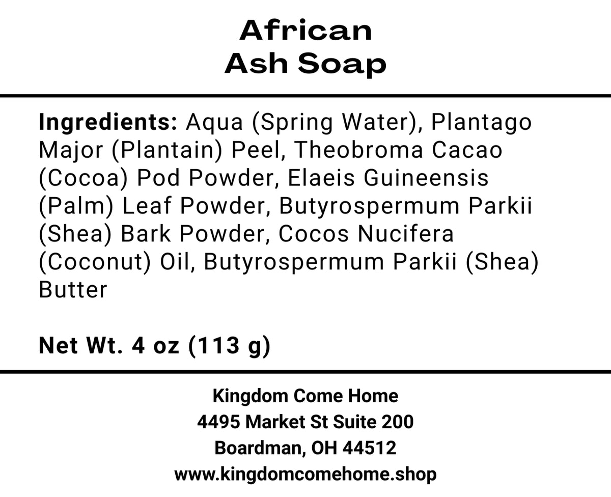 African Ash Soap