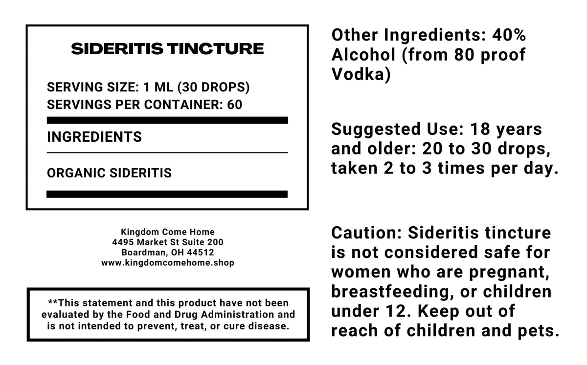 Sideritis Tincture