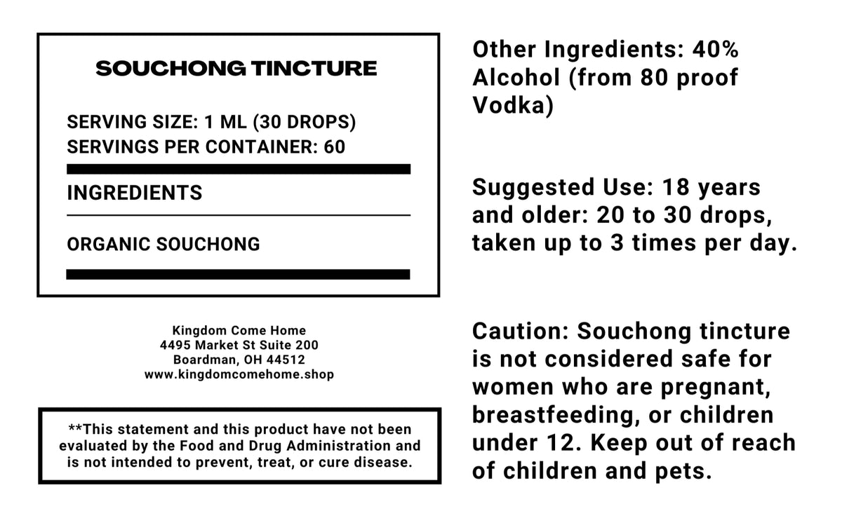 Souchong Tincture