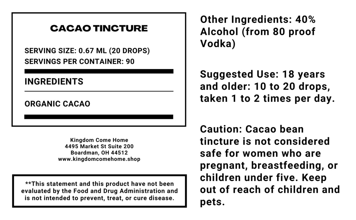 Cacao Tincture